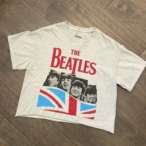 The BEATLES Cropped Graphic Tee